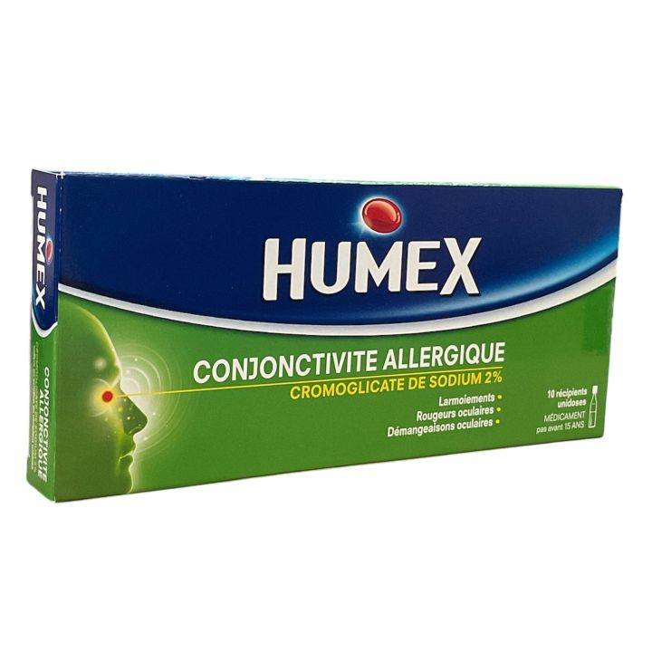 Humex conjonctivite allergique - 10 récipients unidoses de 0,3ml