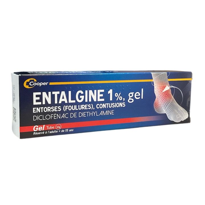 Entalgine 1% gel Cooper - tube de 50g