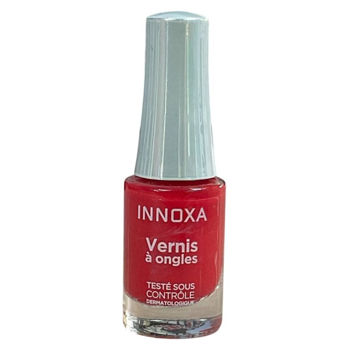 Vernis à ongles rouge désir 411 Innoxa - flacon de 5ml