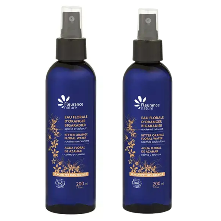 Eau florale d'oranger bigaradier Fleurance Nature - lot de 2 sprays de 200ml