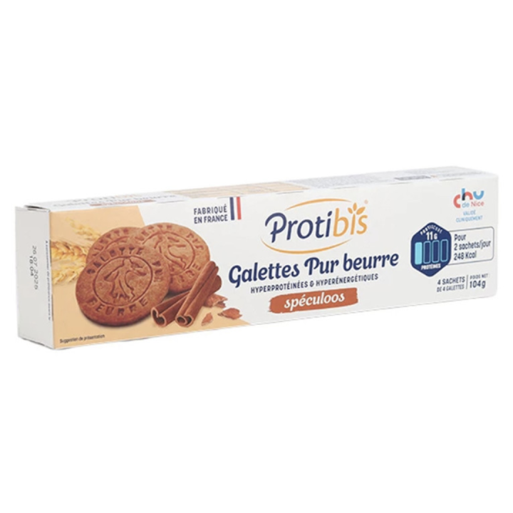 Galettes pur beurre spéculos Protibis - boite de 16 galettes