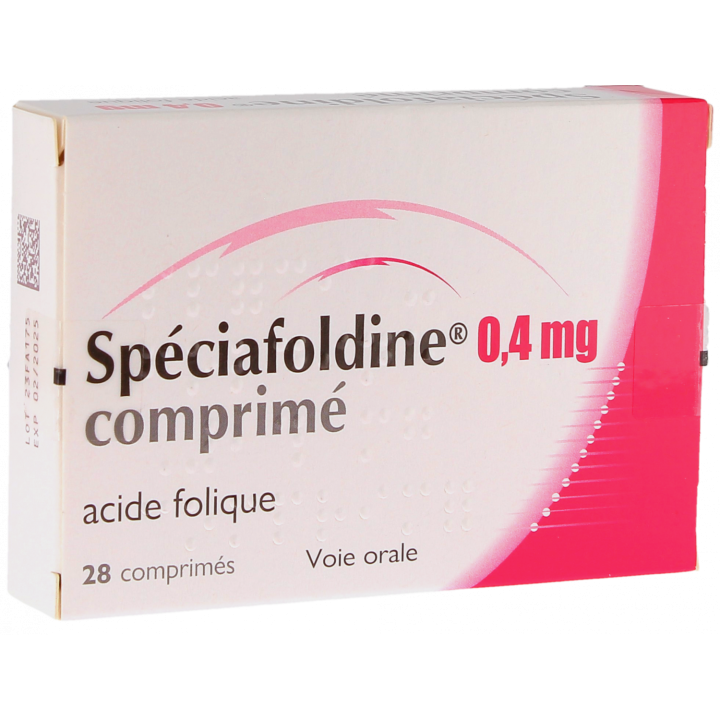 Spéciafoldine 0,4mg - 28 comprimés
