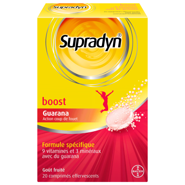 Supradyn Boost Vitamines et Minéraux 20 comprimés effervescents