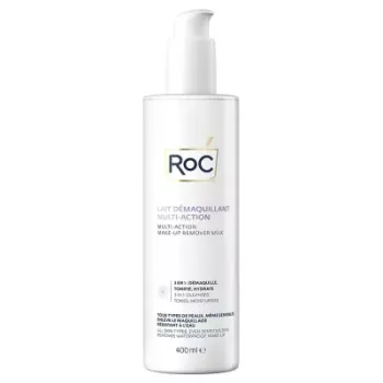 Lait démaquillant multi-action RoC - flacon-pompe de 400ml