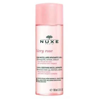 Very Rose eau micellaire apaisante 3en1 Nuxe - flacon de 100ml 