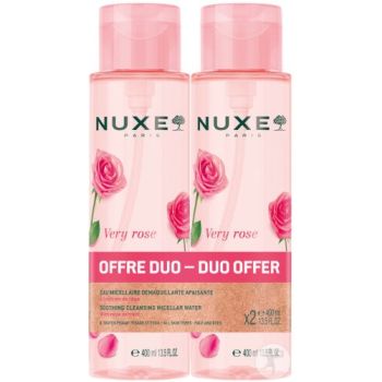 Very Rose Eau micellaire démaquillante Nuxe - offre duo 2 flacons de 400ml