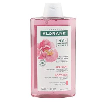 Shampooing apaisant & anti-irritant à la pivoine bio Klorane
