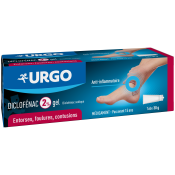 Diclofénac 2% gel Urgo - tube de 30g