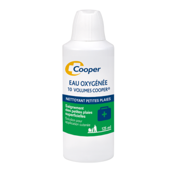 Eau oxygénée 10 volumes Cooper - Flacon de 125ml