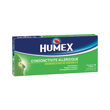 Humex conjonctivite allergique - 10 récipients unidoses de 0,3ml