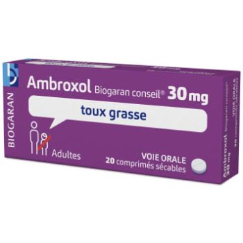 Ambroxol Biogaran Conseil 30mg - 20 comprimés sécables
