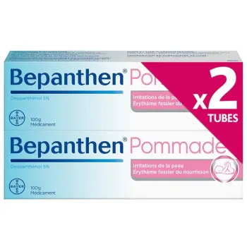 Bepanthen 5% – 2 tubes de 100 g