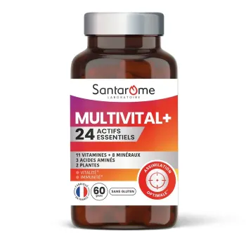 Multivital+ Santarome - pot de 60 g&eacute;lules