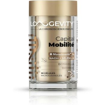 Longevity capital mobilité Les 3 Chênes - pot de 30 gélules 