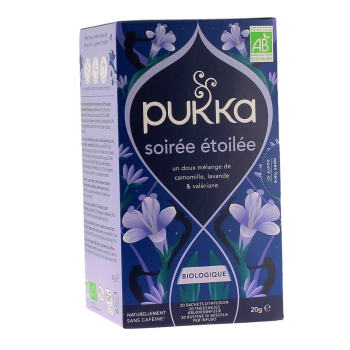 Infusion Nuit paisible bio Pukka - boite de 20 sachets