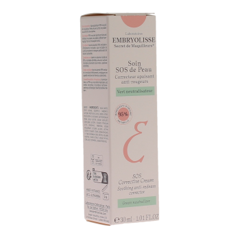 Soin sos de la peau correcteur apaisant anti-rougeur Embryolisse - tube de 30ml