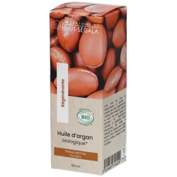 Huile d'Argan bio régénérante Laboratoire Haut-Ségala - flacon de 50ml