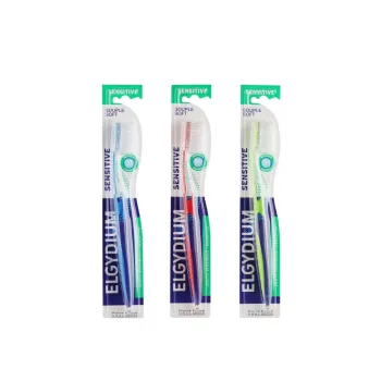 Brosse à dents Sensitive souple Elgydium - 1 brosse à dents