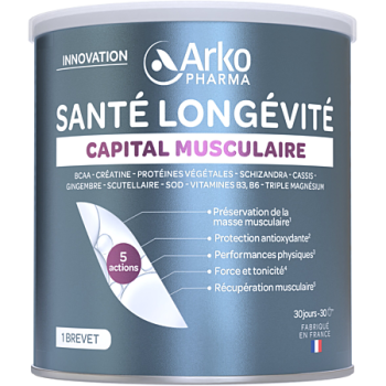 Santé longévité capital musculaire Arkopharma - pot de 300g