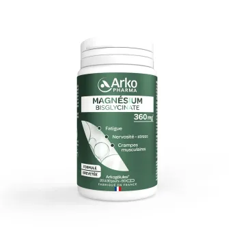 Magnésium bisglycinate 360mg Arkopharma - 60 gélules