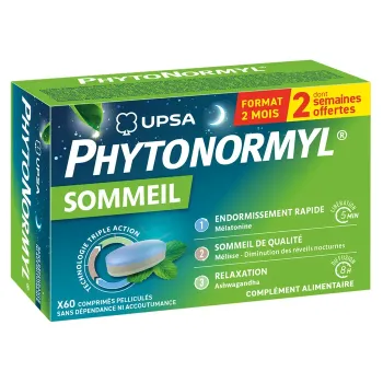 Phytonormyl Sommeil Upsa - boite de 60 comprimés offre spéciale