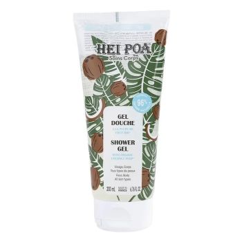 Gel douche à la pulpe de coco bio Hei Poa - tube de 200ml