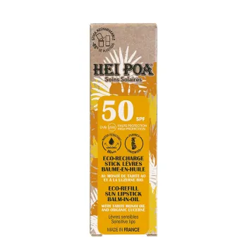 Stick lèvres solaire monoï Hei Poa - éco-recharge de 4g