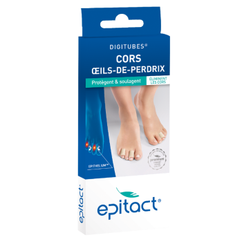 Digitubes cors oeils-de-perdrix taille M Epitact - 1x10cm 