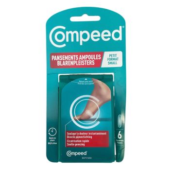 Pansements ampoules petit format Compeed - boite de 6 pansements
