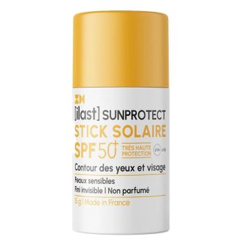 Ilast Sunprotect Stick solaire SPF50+ contour des yeux et visage Horus Pharma - stick de 15g