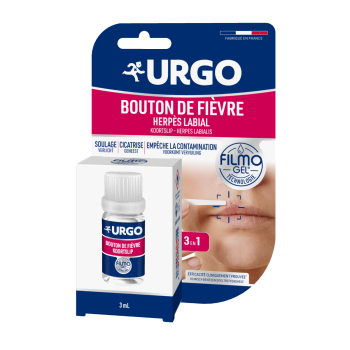 Filmogel bouton de fièvre Urgo – herpès labial, flacon 3 ml