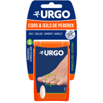 Cors et oeils de perdrix Urgo - boite de 5 pansements
