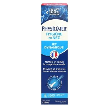 Physiomer hygiène du nez jet dynamique - spray de 125ml