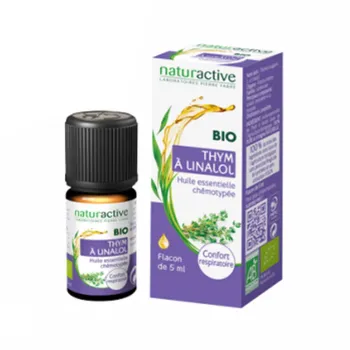 Huile essentielle bio Thym à Linalol Naturactive - flacon de 5ml