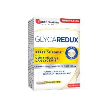 Glycaredux perte de poids Forté Pharma - boîte de 90 gélules