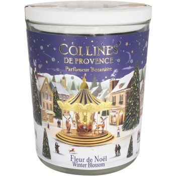 Bougie parfumée Fleur de Noël Collines de Provence - 180g