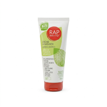 Cr&egrave;me apaisante bio jambes l&eacute;g&egrave;res Rap phyto - tube de 100ml