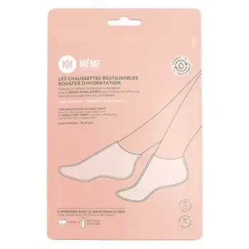 Chaussettes de soin réutilisables booster hydratation Même - 1 paire de chaussettes