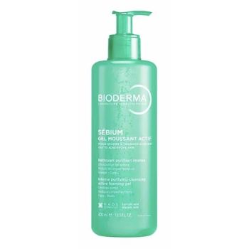 Sébium Gel moussant actif Bioderma - flacon-pompe de 400ml