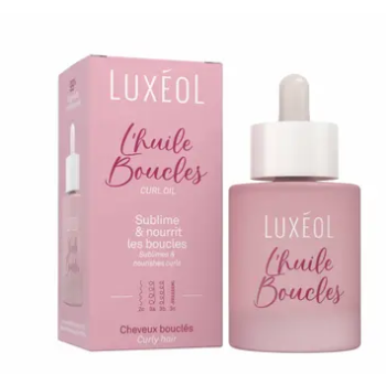 L'huile boucles Luxéol - flacon-pipette de 50ml