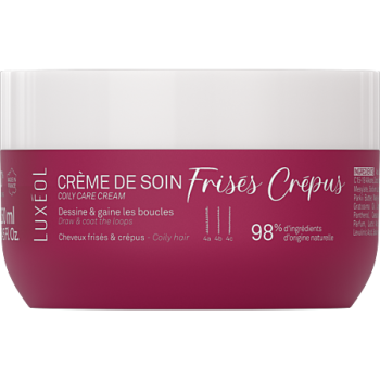 Crème de soin frisés et crépus Luxéol - pot de 250ml