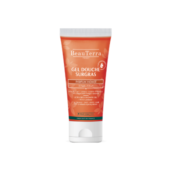 Gel Douche Surgras Monoï Beauterra - tube de 100ml