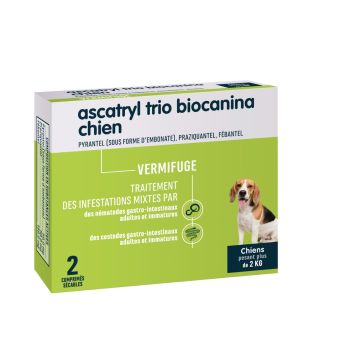 Ascatryl trio vermifuge Biocanina