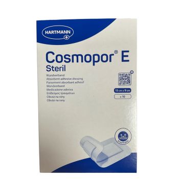 Cosmopor E Steril Pansement absorbant adhésif Hartmann - 10 pansements 15x9cm