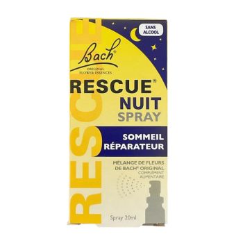 Fleur de Bach Rescue nuit spray sommeil réparateur sans alcool - spray de 20ml