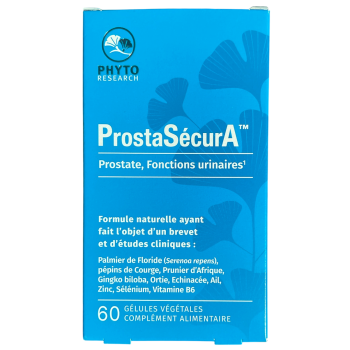 ProstaS&eacute;curA Phyto research - bo&icirc;te de 60 g&eacute;lules v&eacute;g&eacute;tales