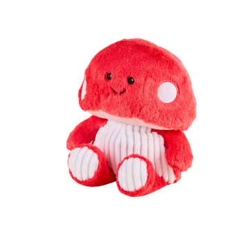 Cozy peluche bouillotte déhoussable Warmies Champignon Rose Soframar - 1 bouillotte de 32 cm