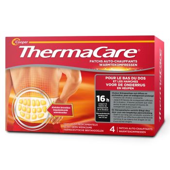 ThermaCare patchs auto-chauffants 16h bas du dos et hanches Cooper - boite de 4 patchs