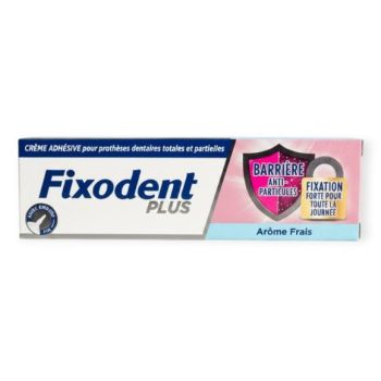 Crème adhésive anti-particules arôme frais Fixodent plus - 35g