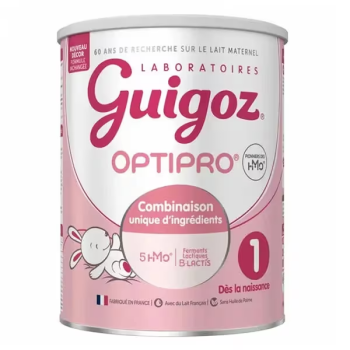 Optipro Lait premier âge dès la naissance Guigoz - pot de 780 g